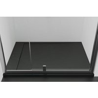 Ideal Standard i.life Ultra Flat S Non Slip Shower Tray 1000 x 700mm Jet Black - T5240FV