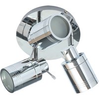 Spa Scorpius 3-Light Ceiling Spotlight Chrome