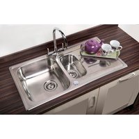 Reginox Diplomat Stainless Steel Inset 1.5 Kitchen Sink With Waste