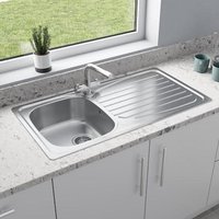 Essentials Inset Single Bowl Stainless Steel Sink Rectangular - KSINK001B