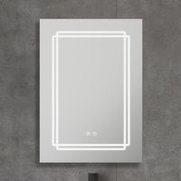 nxt gen Maine Single LED Illuminated Bathroom Mirror Cabinet Tri-Colour CCT