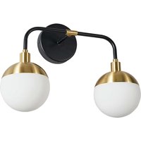 Spa Lille 2-Light Wall Light Satin Brass
