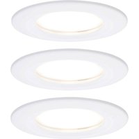 Paulmann 93873.0 Coin Slim LED Recessed Lights 6W IP44 Iron Set of 3