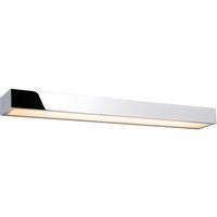 Firstlight Zulu Modern Style LED 60cm Up/Down Light Bar 18W Warm White in Chrome and Opal