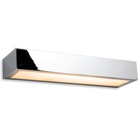 Zulu Bathroom Down Light LED Wall Light - 300mm Chrome with Opal Glass Diffuser IP44