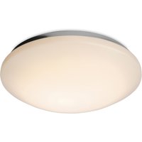 Siena LED Round Flush Bathroom Ceiling Light White Polycarbonate Diffuser IP44