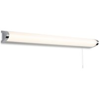 Amari 1 Light 14W Switched Bathroom Over Mirror Wall Light Chrome IP44