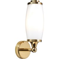 Eliot 1 Light Bathroom Wall Light Polished Brass IP44, G9