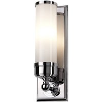 Worcester 1 Light Bathroom Wall Light Polished Chrome IP44, G9