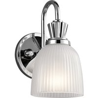 Cora 1 Light Bathroom Wall Light Polished Chrome IP44, G9