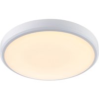 Cobra Cct Bathroom Round 15W LED Flush White Ceiling Light, IP44