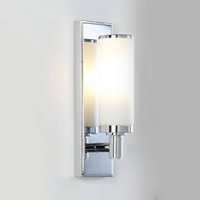 Verona Bathroom Wall Light Polished Chrome IP44, E14