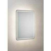 600 x 450mm Back-lit LED Bathroom Mirror with Demister, Shaver Socket and Motion Sensor 230V IP44 19W