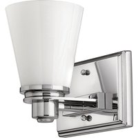Avon 1 Light Bathroom Wall Light Polished Chrome IP44, G9