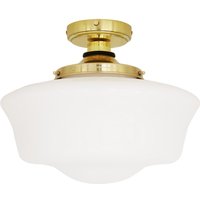 Anath Bathroom Ceiling Light, Polished Brass, IP44