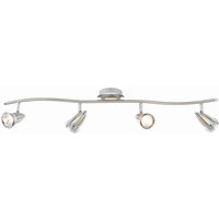 Elara 4 Light Bathroom Spotlight Satin Nickel IP44