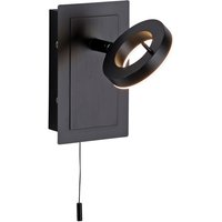 Sileda Bathroom Wall Lamp Anthracite 1x 6.4W LED 3000K IP44