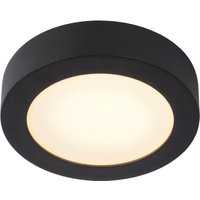 Brice-Led Modern Flush Ceiling Light Bathroom - Ø 18cm - LED Dim. - 1x12W 3000K - IP44 - Black