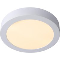 Brice-Led Modern Flush Ceiling Light Bathroom - Ø 24cm - LED Dim. - 1x15W 3000K - IP44 - White