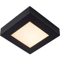 Brice-Led Modern Flush Ceiling Light Bathroom - LED Dim. - 1x15W 3000K - IP44 - Black