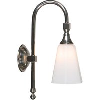 Classic Bathroom Wall Light Satin Nickel IP44