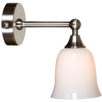 Classic Bathroom Wall Light Satin Nickel IP44