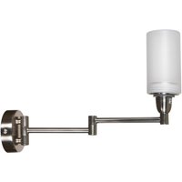 Classic Bathroom Wall Light Satin Nickel IP44