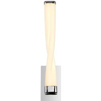 Clayton Bathroom Wall Lamp Small, 2 x 5W LED, 3000K, 700lm, IP44, Polished Chrome