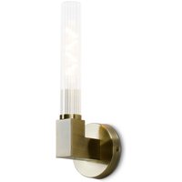 Conesville Bathroom Wall Lamp, E27, IP44, Antique Brass