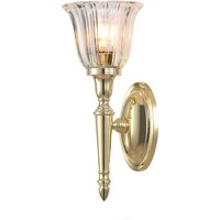 Dryden 1 Light Bathroom Wall Light Polished Brass IP44, G9
