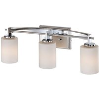Taylor 3 Light Above Mirror Light - Polished Chrome Finish IP44, G9