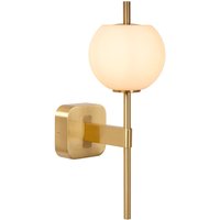 Elda Wall light Bathroom - 1xG9 IP44 - Matt Gold, Brass - Lucide