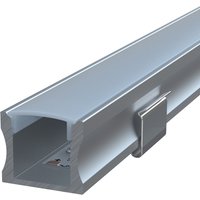 2m Long, Surface Mounted Aluminium LED Profile, 15mm Deep