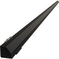 2m Long Corner Black Aluminium Profile, 19mm x 19mm