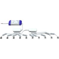 10 x Microdot LED Plinth Lights with LED Driver
