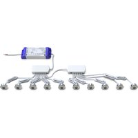 10 x LED Plinth Light Kit with LED Driver - Natural White
