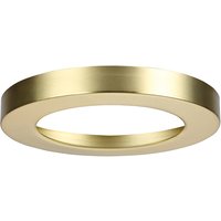 Spa 139mm Tauri LED Flush Ceiling Light Ring Satin Brass