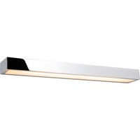 Firstlight Zulu Modern Style LED 60cm Up/Down Light Bar 18W Warm White in Chrome and Opal