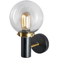 Spa Arras Single Globe Wall Light Satin Brass