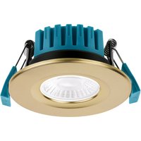 Phoebe LED Firesafe Fixed Downlight 4W/6W/8W Dimmable CCT Multi-Wattage Brass
