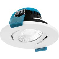 Phoebe LED Firesafe Tiltable Downlight 4W/6W/8W Dimmable CCT Multi-Wattage White