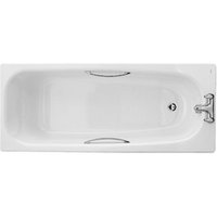 Twyford Shallow Steel Bath White 1700mm SB1772WH