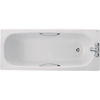 Twyford Celtic Steel Bath White 1700 x 700mm BS1572WH