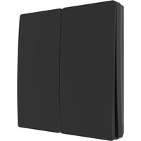 Culina 2 Gang Kinetic Push Switch Black