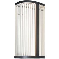 Spa Nayru 8W LED Shield Wall Light Matte Black
